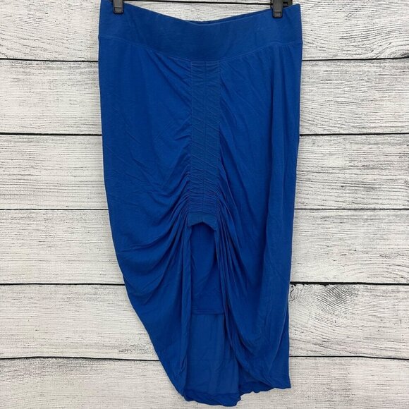 Helmut Lang Blue Pencil Skirt - Picture 1 of 3